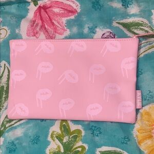 Kylie Pink Lip Print Pouch